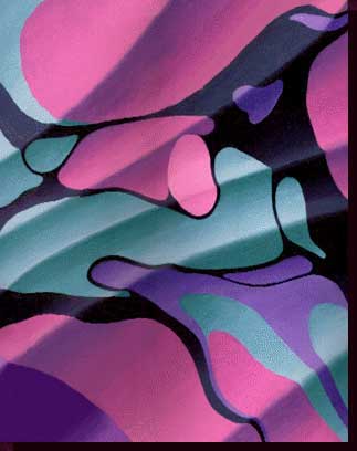 Modern Abstract Expressinist Art Painting - Disintegration Ocean II