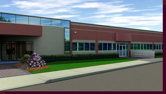  3d Rendering and Modeling of Commercial and Office Building - 532 Broadhollow Rd, Melville, NY - New 2nd Entry Remodelling