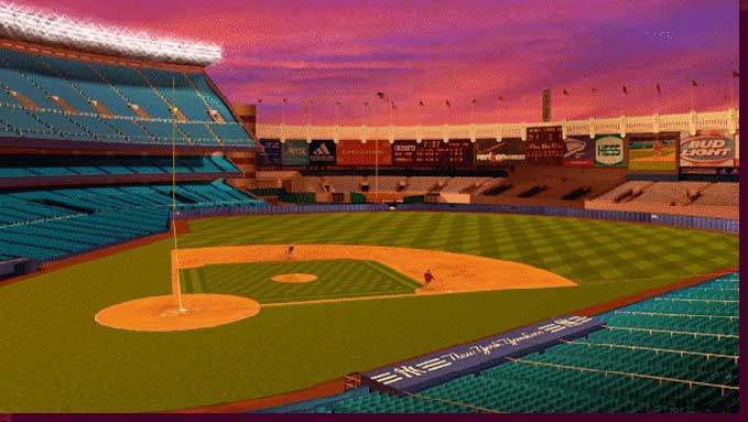 Architectural Rendering & 3D Computer Modeling - Yankee Stadium at Night - Click on Image to View Close-up