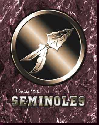 Sports Art NCAA Football Paintings FSU Seminoles Artwork FSU Seminoles Paintings - Standard of Excellence: FSU Seminoles