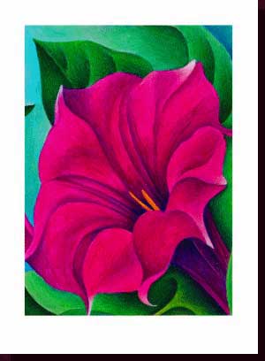 Floral Paintings, Flower Paintings, Paintings of Red Flowers, Realistic Flower Painting - Always...and Forever Yours